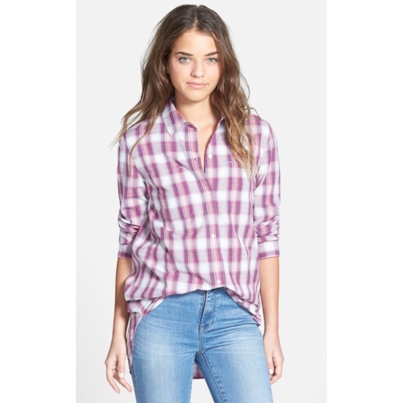 Madewell Tops - Madewell Ex-boyfriend Shirt in Plaid Size XSmall